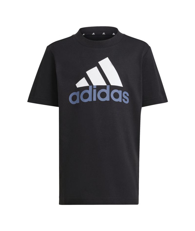 Conjunto adidas Logotipo Little Essentials e crianças preto