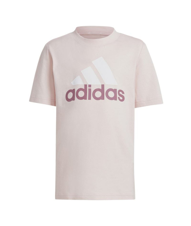 Conjunto adidas Infantil Logótipo Little Essentials e cor-de-rosa