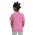 Camiseta adidas Infantil Logotipo Little Essentials cor-de-rosa