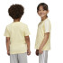 Camiseta adidas Infantil Little Essentials 3 Band Cotton Amarelo
