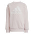 Conjunto adidas Little Essentials Logo Jogger Set French Terry Infantil Rosa