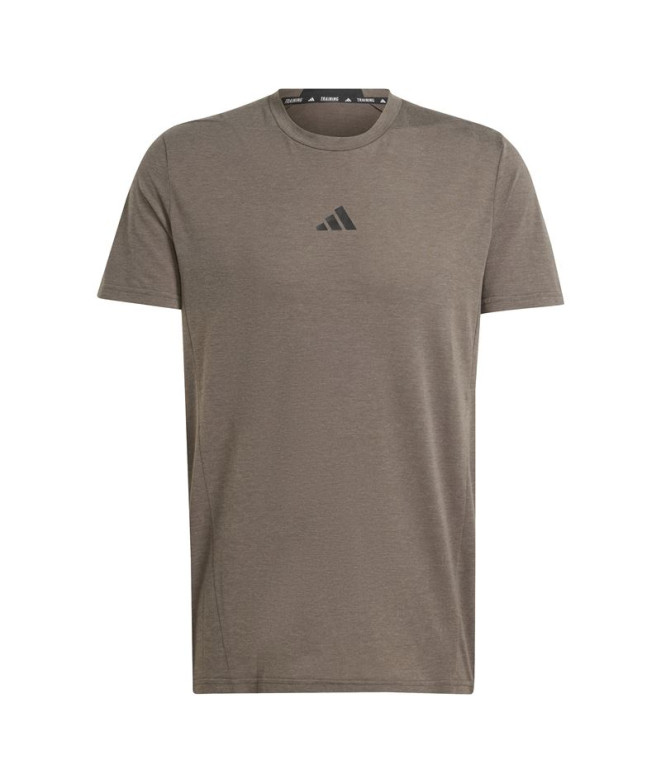 T-shirt Fitness adidas Homme par D4T Workout Brown