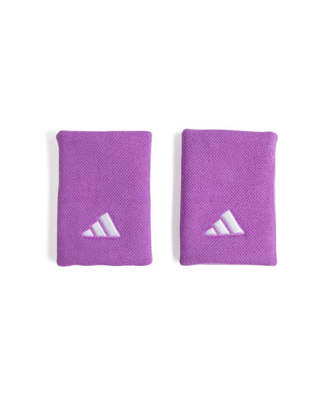 Pulseira de pulso Tênis adidas por Tennis Wristband Large Purple (Pulseira de ténis grande roxa)