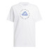 Camiseta Basquetebol adidas Homem por Hoops Emblem Graphic Branco