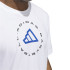 Camiseta Basquetebol adidas Homem por Hoops Emblem Graphic Branco