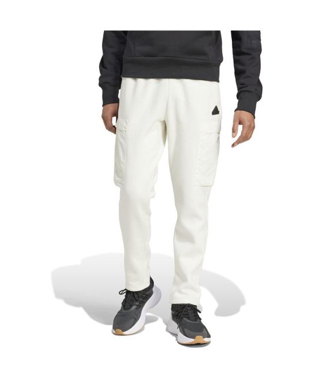 Pantalons adidas Homme Polaire City Es e Blanc