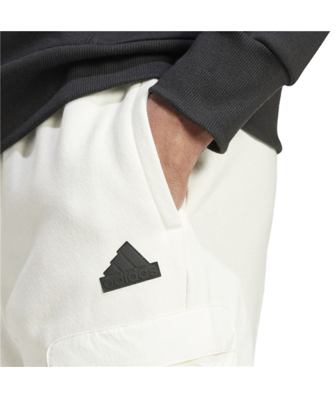 Pantalons adidas Homme Polaire City Es e Blanc
