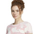Camiseta adidas Essentials 3 Bandas Camo Print Baby Mujer Rosa