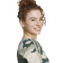 Camiseta adidas Essentials 3 Bandas Camo Print Baby Mujer Gris