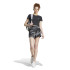 Camiseta adidas Essentials 3 Bandas Camo Print Baby Mujer Negro/Blanco