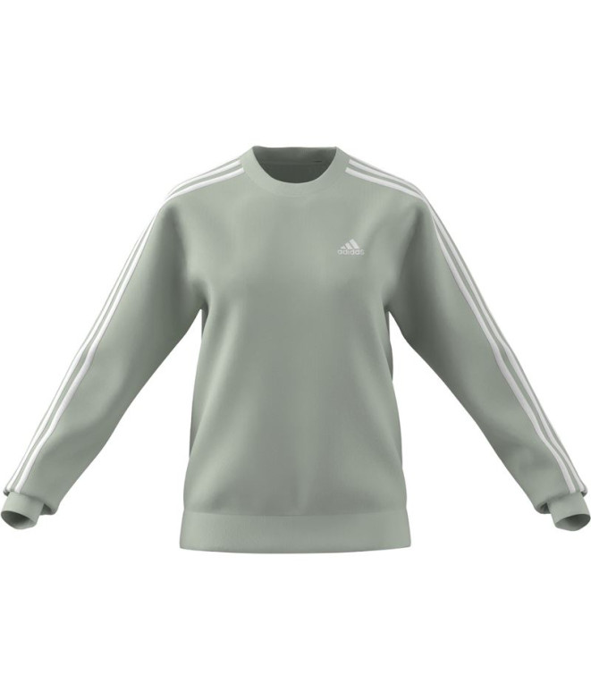 Sweat adidas Femme Essentials 3-Stripes Fleece Vert