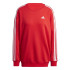 Sudadera adidas Essentials 3-Stripes Oversized Fleece Mujer Rojo