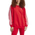 Sudadera adidas Essentials 3-Stripes Oversized Fleece Mujer Rojo