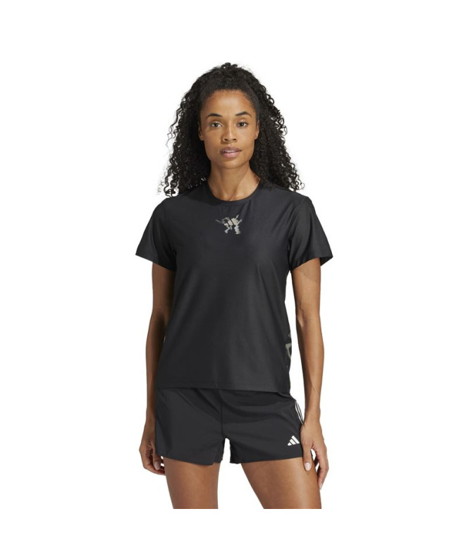 Adidas tee shirt running femme deals
