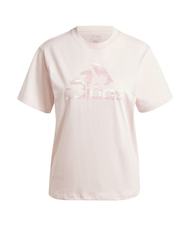 Camiseta adidas Camo Graphic Mujer Rosa