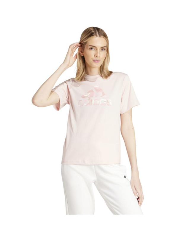 Camiseta adidas Camo Graphic Mujer Rosa