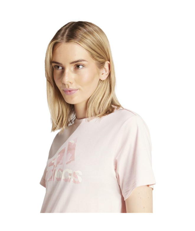 Camiseta adidas Camo Graphic Mujer Rosa