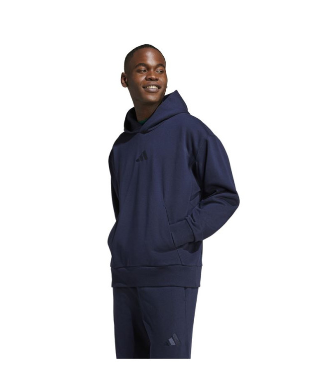 Sudadera adidas All Szn Fleece Hoodie Hombre Azul