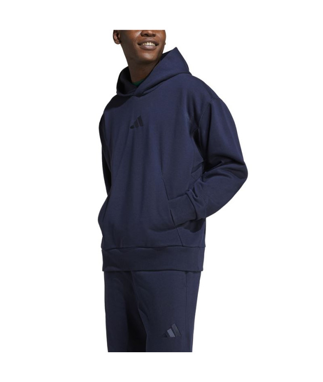 Sudadera adidas All Szn Fleece Hoodie Hombre Azul