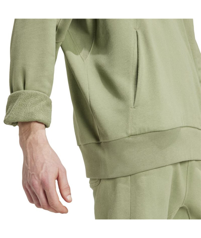 Sudadera adidas All Szn French Terry Hombre Verde