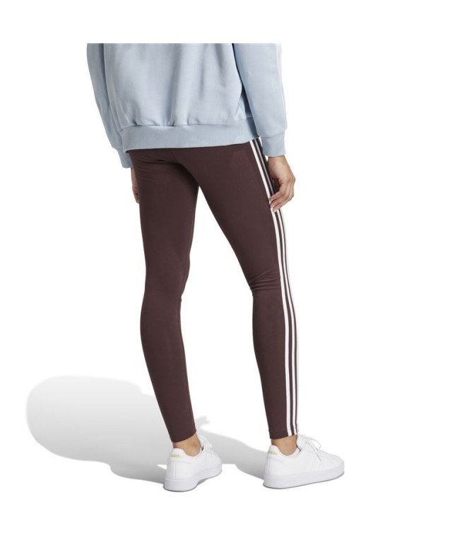Malhas adidas Mulher Essentials 3-Stripes Castanho