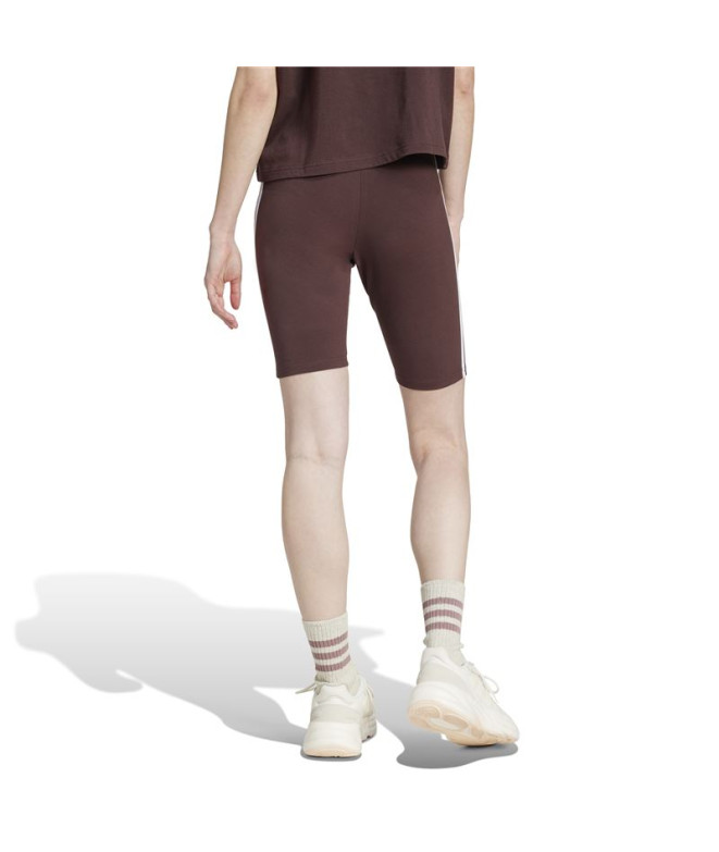 Collants adidas Femme Essentials 3 Band Bike Brown