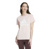Camiseta adidas Mulher Grande logótipo cor-de-rosa