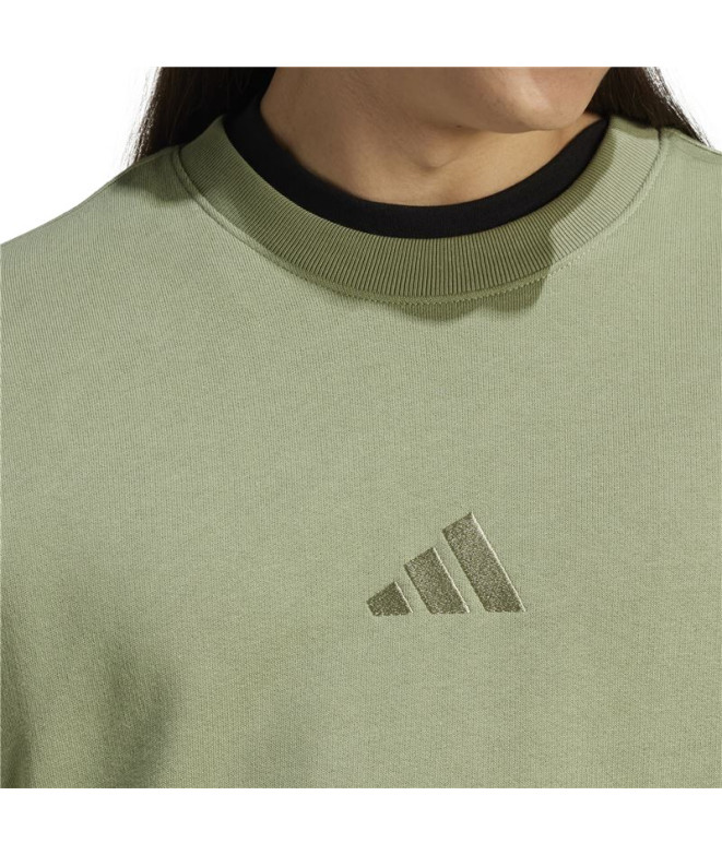 Sweat adidas French Terry Homme All Szn Crew Vert