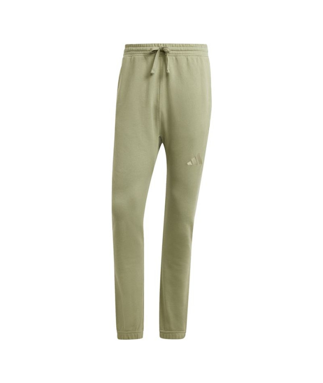 Calça adidas French Terry Homem All Szn Regular Tapered Verde