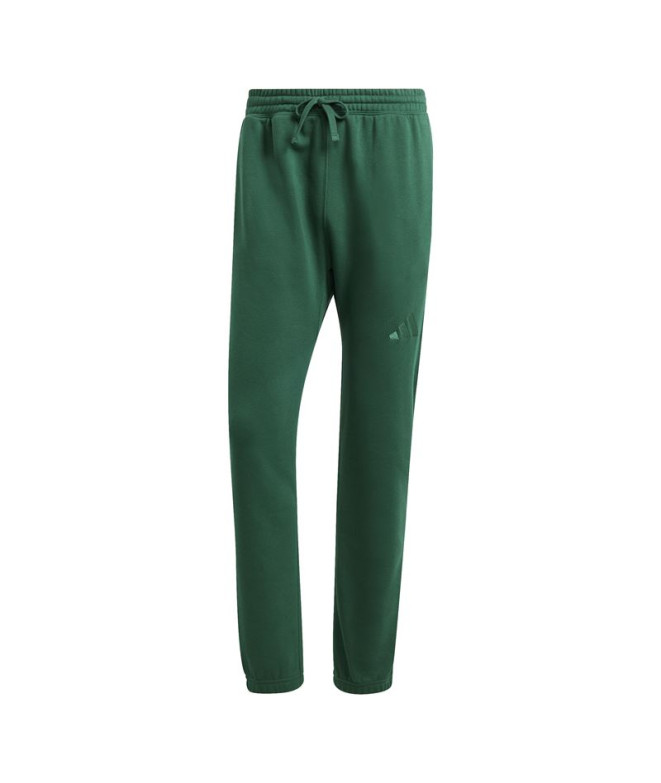 Calça adidas Homem All Szn Fleece Regular Tapered Dark Green