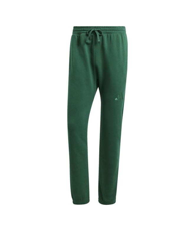 Pantalón adidas All Szn Fleece Regular Tapered Hombre Verde Oscuro
