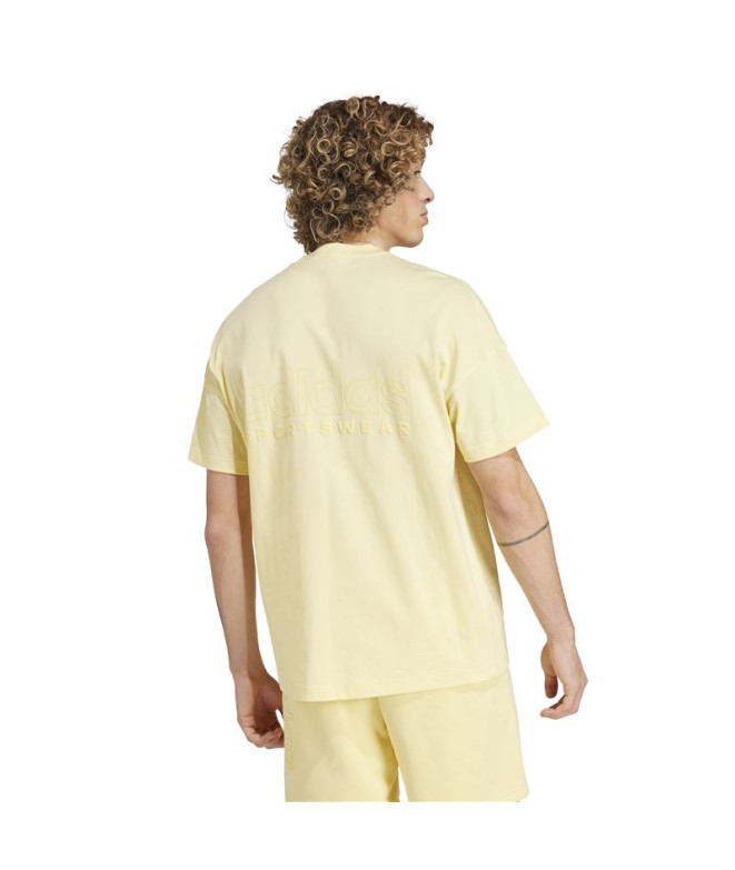 T-shirt adidas Homme All Szn Graphic Yellow