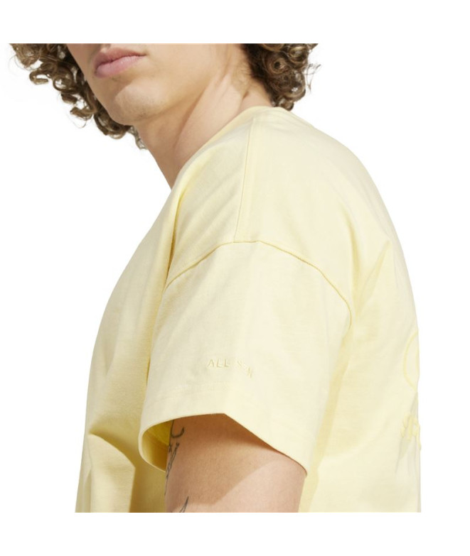 Camiseta adidas Homem Todos os Szn Graphic Yellow