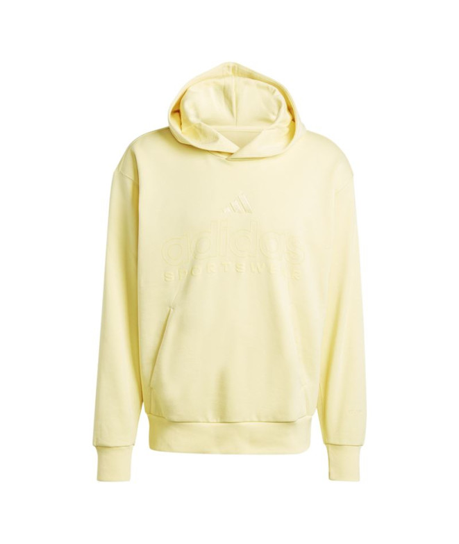 Sudadera adidas All Szn Fleece Graphic Hoodie Hombre Amarillo