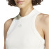 Camiseta adidas Lounge Rib Cropped Tank Top Mujer Blanco