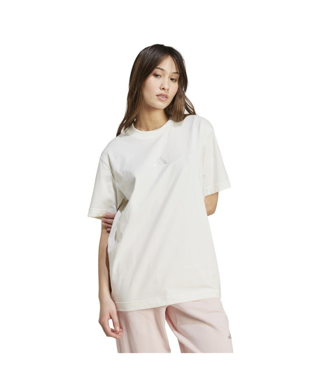 Camiseta adidas Mulher All Szn Loose Branco