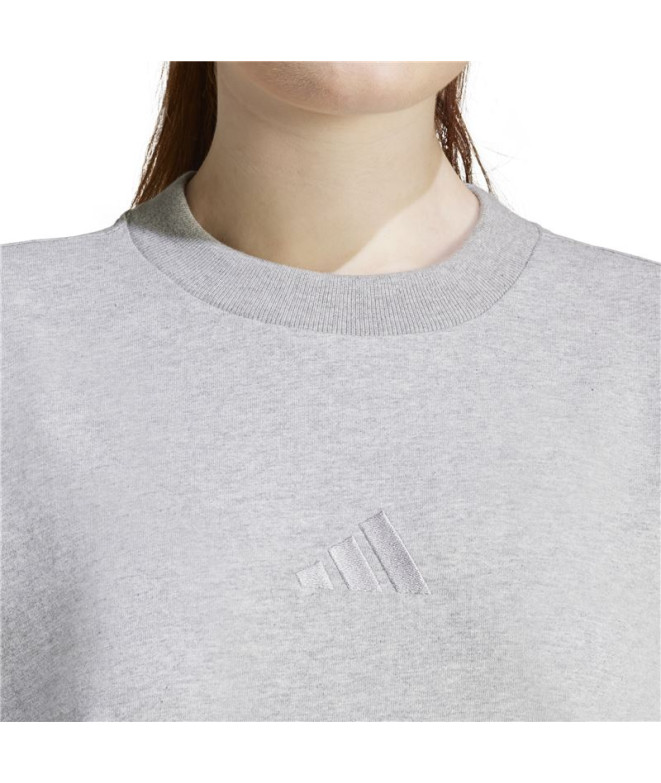 Camiseta adidas Mulher All Szn Loose Cinzento