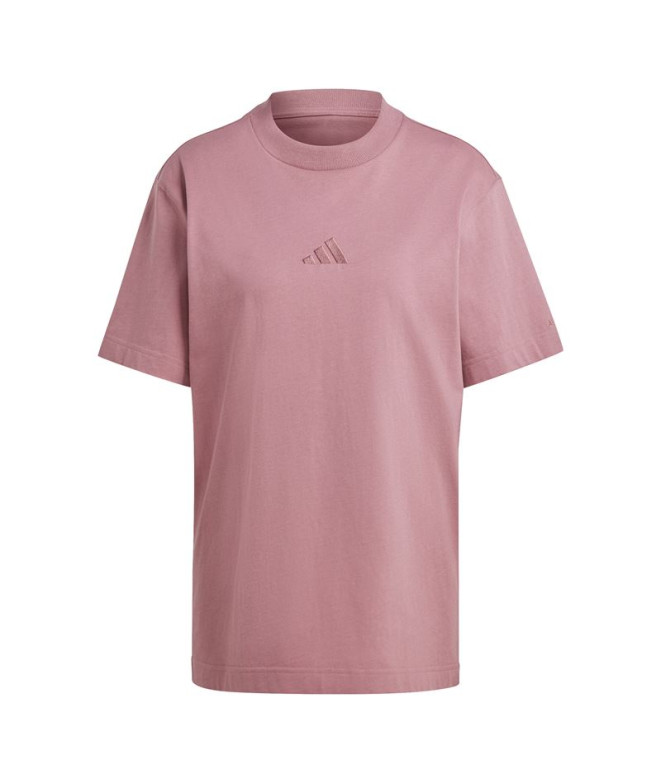 Camiseta adidas Mulher All Szn Loose Pink