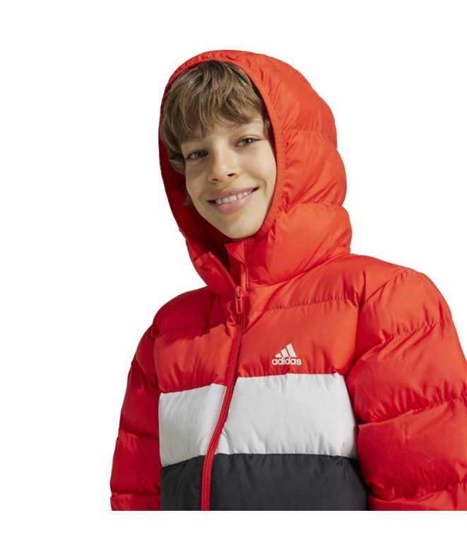 adidas Enfant Veste Synthetic Down Rouge