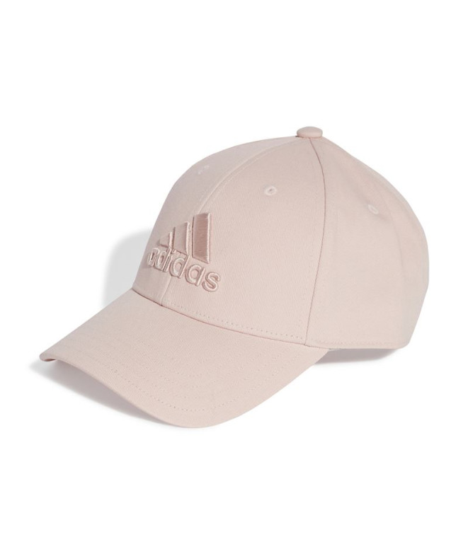 Boné adidas Basebol Grande Logotipo Tonal Rosa