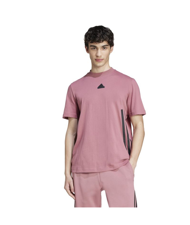 T-shirt adidas Homme Future Icons 3-Stripes Rose