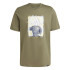 Camiseta adidas Homem Doodle Graphic Verde azeitona