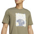 Camiseta adidas Homem Doodle Graphic Verde azeitona