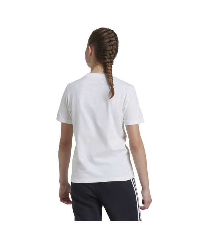 Camiseta adidas Animal Print Graphic Niña Blanco