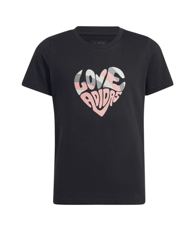 Camiseta adidas Xpress Street Jam Graphic Niña Negro