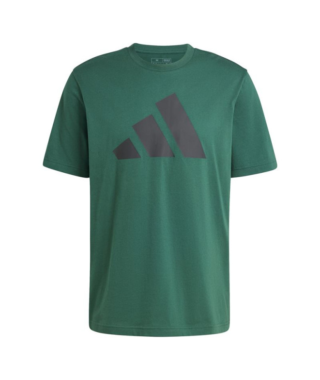 Camiseta adidas Power 3 Graphic Hombre Verde Oscuro