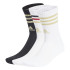 Calcetines adidas 3Stripes Cushioned Sportswear Crew 3 Pair Infantil Blanco/Negro