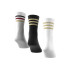 Calcetines adidas 3Stripes Cushioned Sportswear Crew 3 Pair Infantil Blanco/Negro