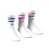 Calcetines adidas 3Stripes Cushioned Sportswear Crew 3 Pair Infantil Blanco