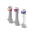 Calcetines adidas 3Stripes Cushioned Sportswear Crew 3 Pair Infantil Blanco